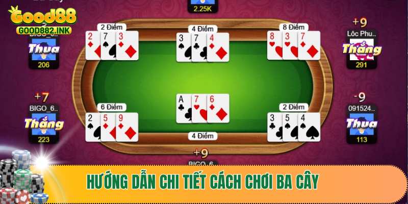 Hướng Dẫn Chi Tiết Thao Tác Cách Chơi Ba Cây Như Dân Chuyên 3 Hướng dẫn chi tiết cách chơi ba cây để thành viên tham khảo
